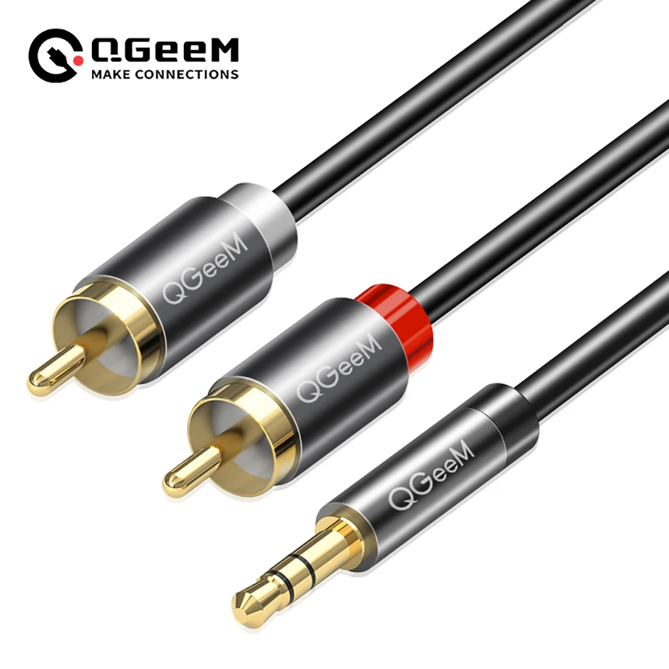 Home Cinema Player - Cable RCA QGeeM 2RCA a 3.5mm,