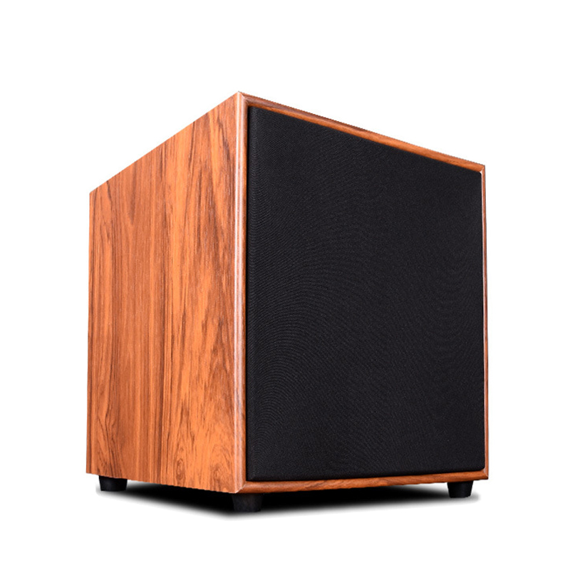 Home Theater Speaker - Altavoz activo de madera con graves