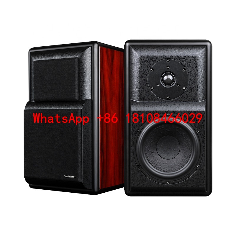 Home Theater Speaker - Altavoces de estantería de madera para