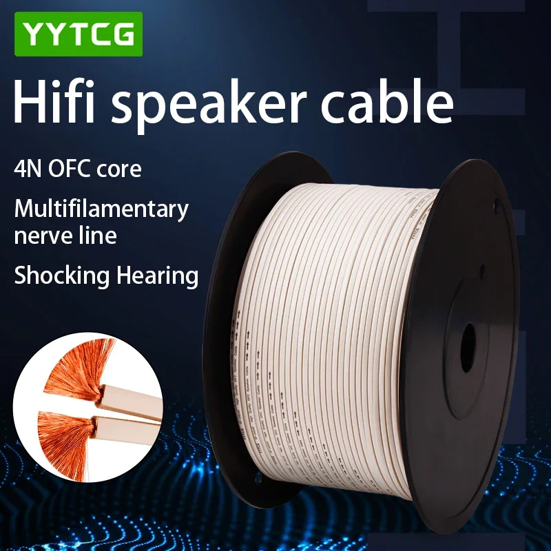 Home Cinema Experience - YYTCG DIY Cable de altavoz Cable