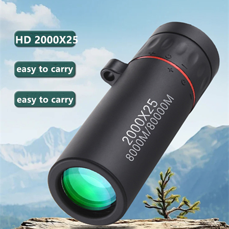 Home Cinema Center - Telescopio Monocular HD de 2000x25 para