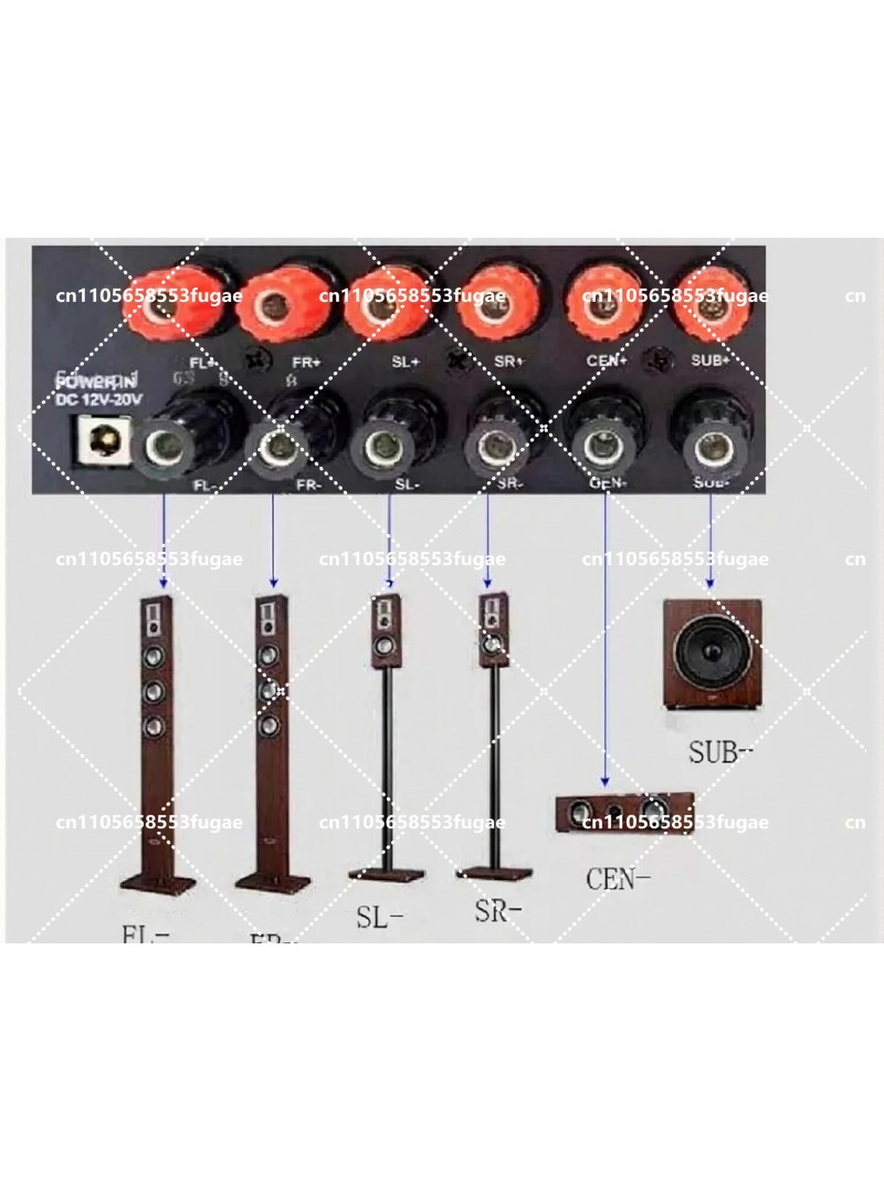 Surround Sound Decoder - Decodificador de Audio HDMI de 5.1