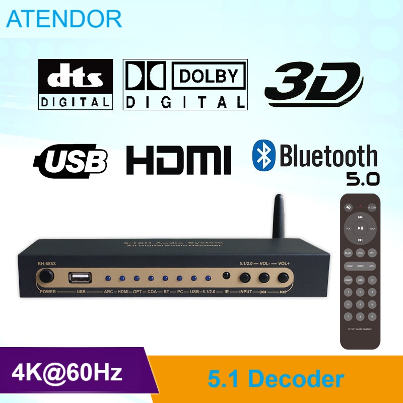 Surround Sound Decoder - Decodificador de Audio Digital DTS Dolby