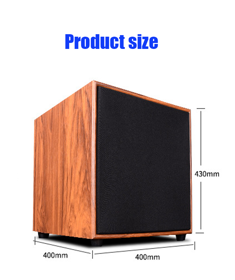 Altavoz activo de madera con g - Home Theater Speaker reseña y precio