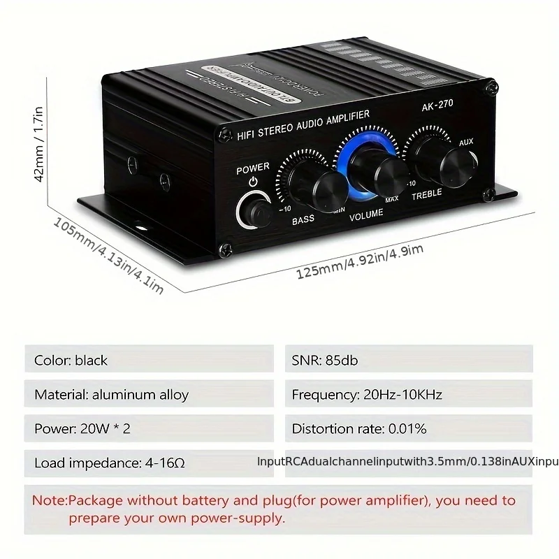 Amplificador de audio estéreo  - Home Cinema Experience reseña y precio