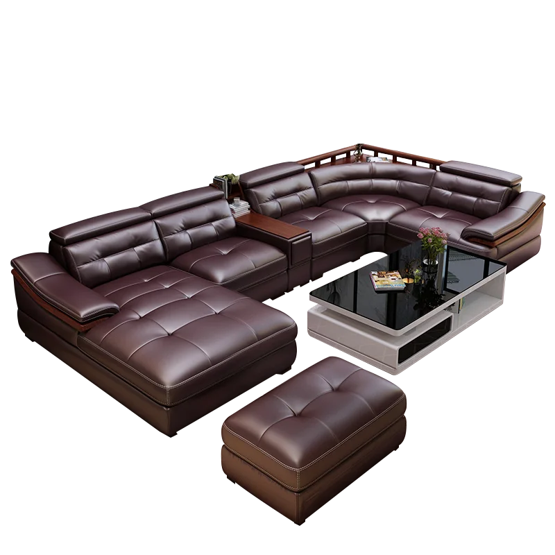 Sofá de cuero premium en forma - Home Cinema Sofa reseña y precio