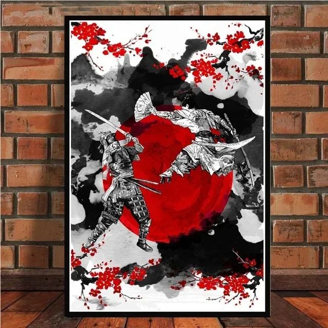Japón Samurai Kanji diseño mod - Home Cinema Wall Design reseña y precio