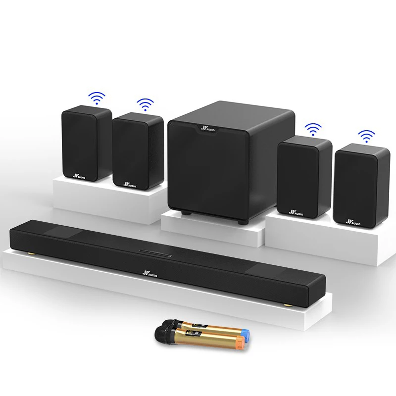 Sistema de Cine en Casa 7.1 co - Home Theater Speaker reseña y precio