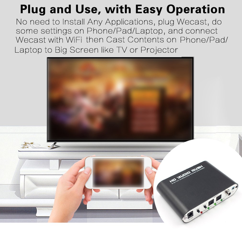 Convertidor decodificador de A - Surround Sound Decoder reseña y precio