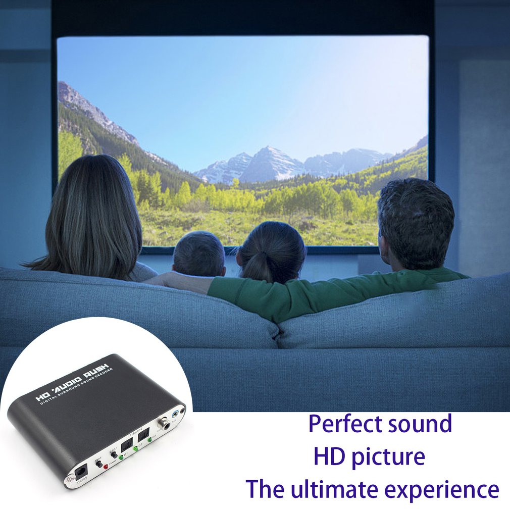 Convertidor decodificador de A - Surround Sound Decoder reseña y precio