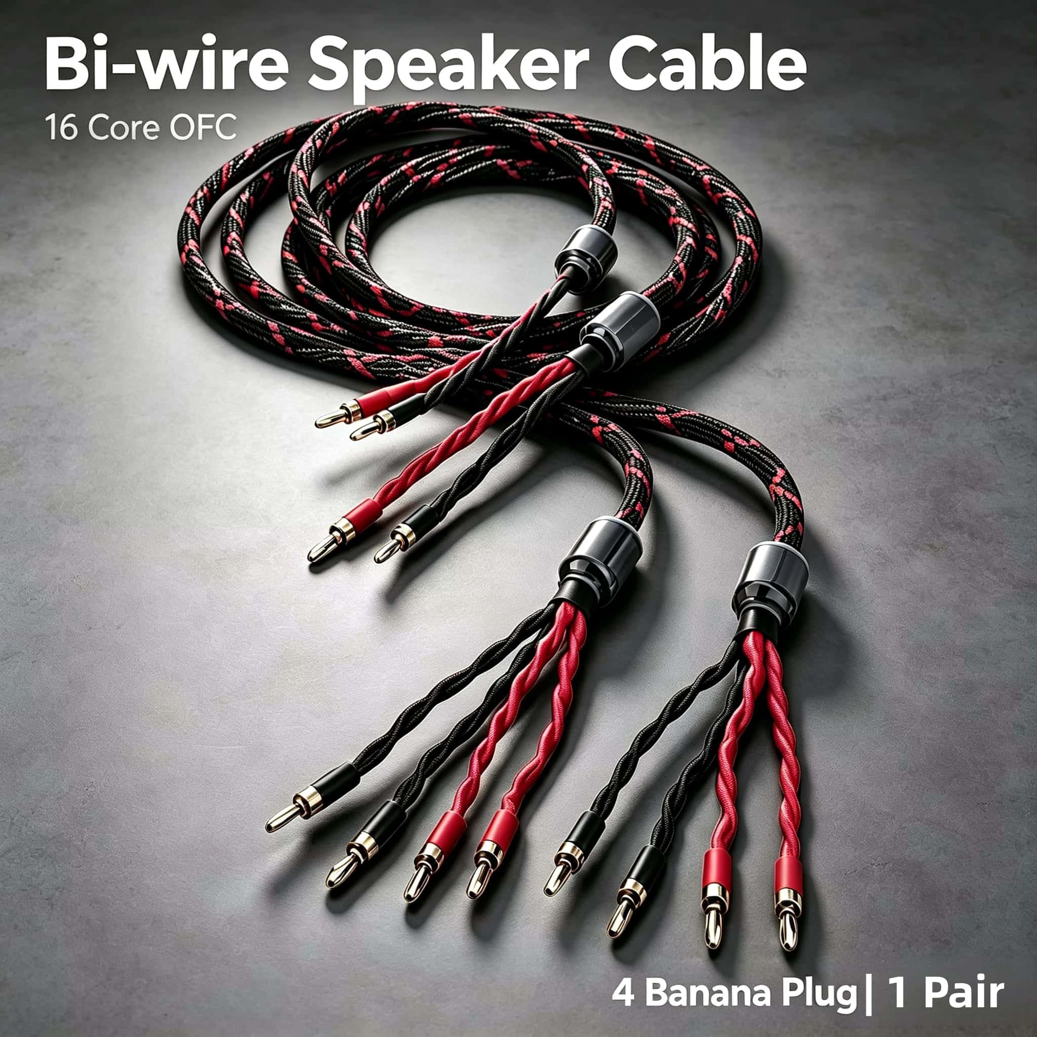 Cable de altavoz bi-cableado O - Home Cinema Experience reseña y precio