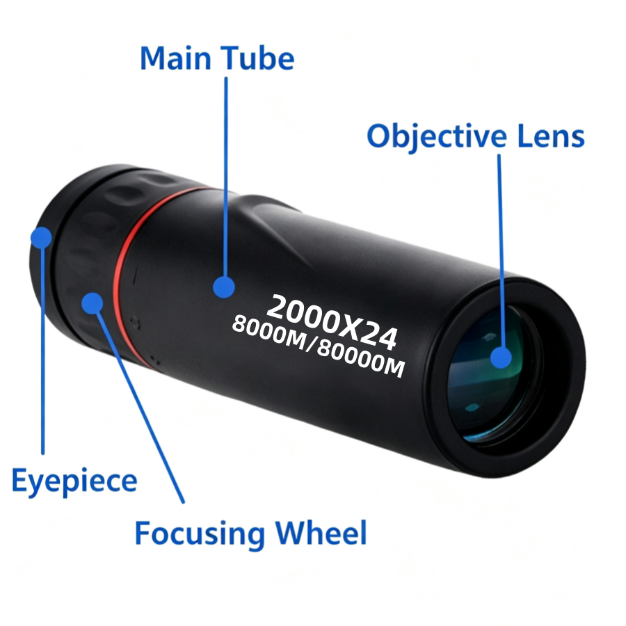 Nuevo Telescopio Monocular HD  - Home Cinema Center reseña y precio