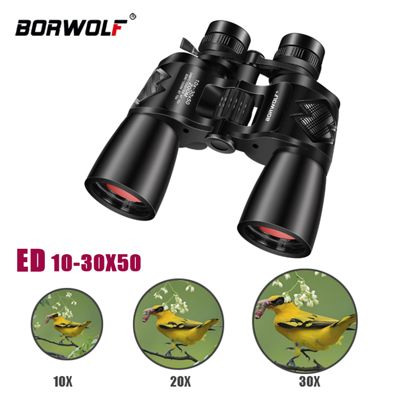 BORWOLF 10-30X50 Binoculares P - Home Cinema Center reseña y precio