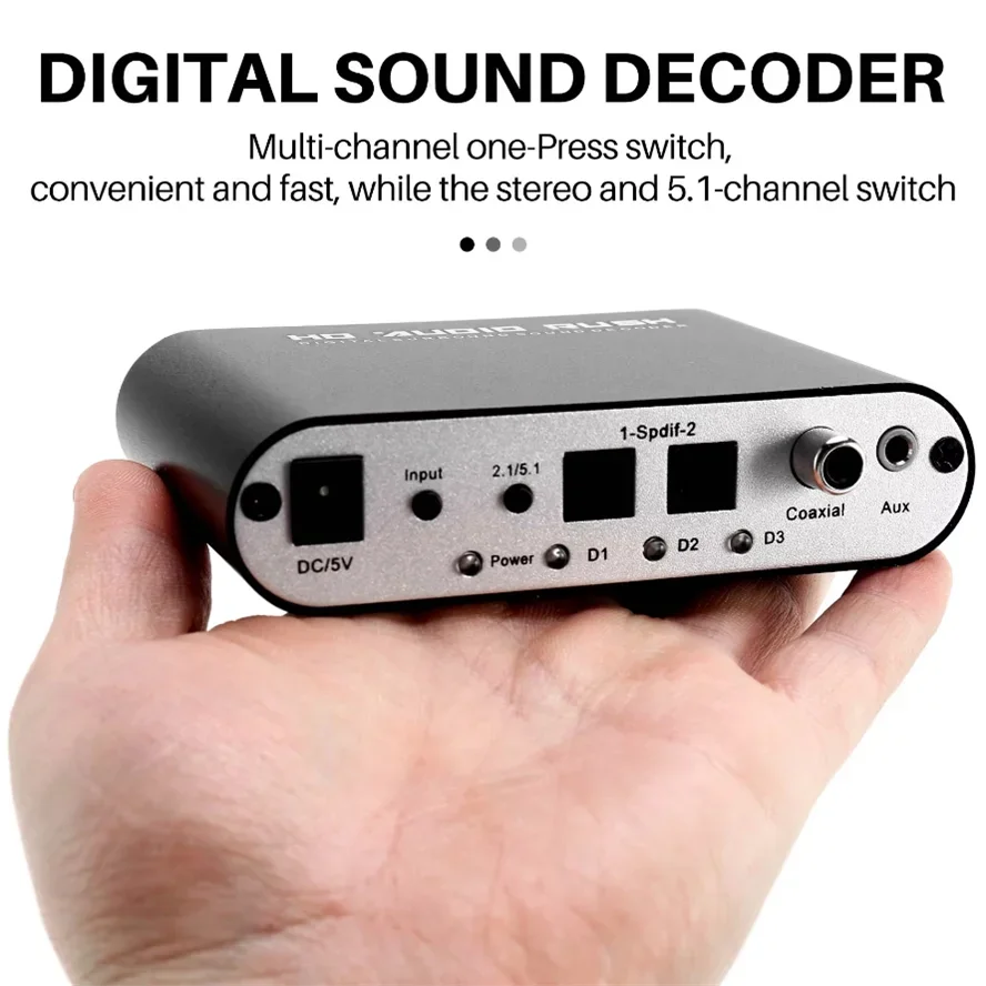 Decodificador de Audio Digital - Surround Sound Decoder reseña y precio