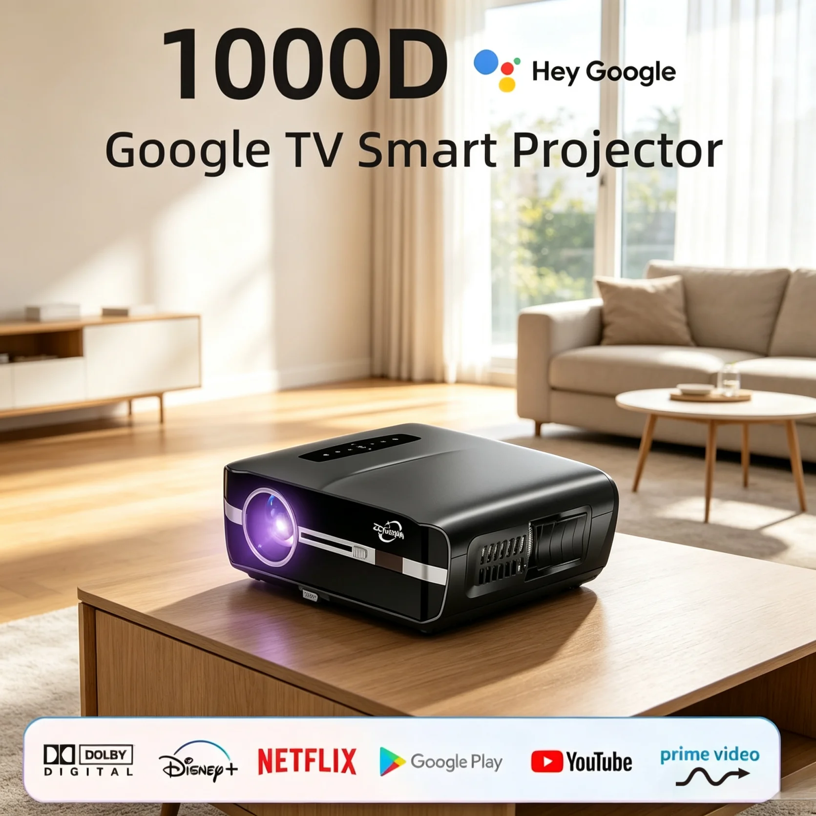 Proyector Oficial Google TV 4K - Home Cinema Entertainment reseña y precio