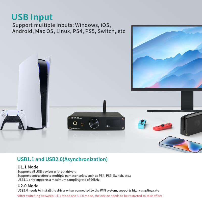 SMSL C200 PRO MQA LDAC DSD512  - Surround Sound Decoder reseña y precio