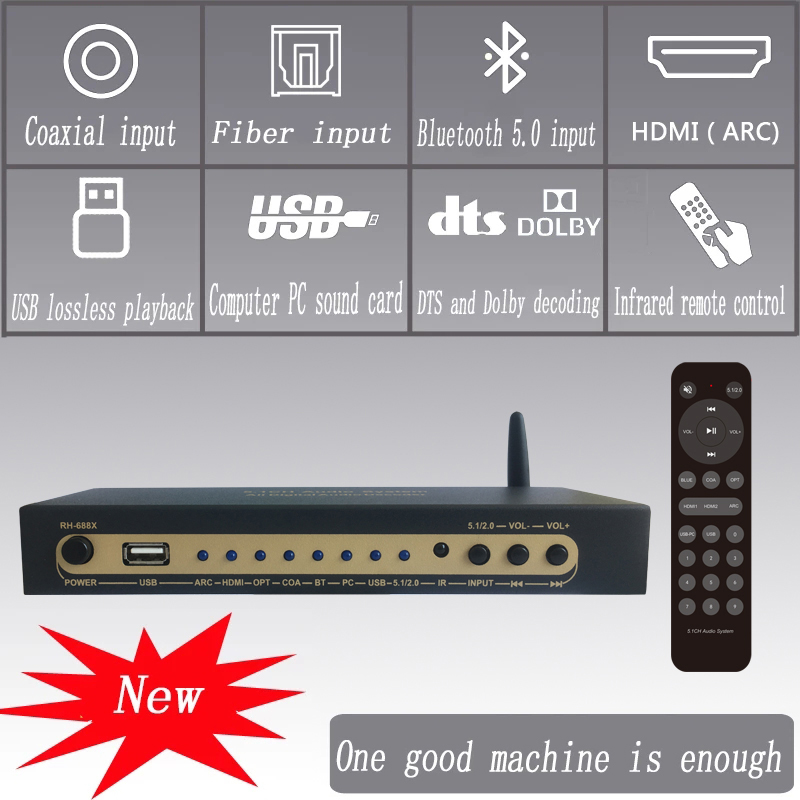 Decodificador de Audio Digital - Surround Sound Decoder reseña y precio