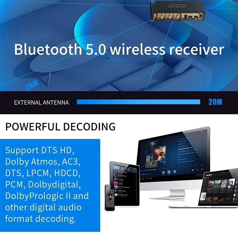 Decodificador de Audio Digital - Surround Sound Decoder reseña y precio