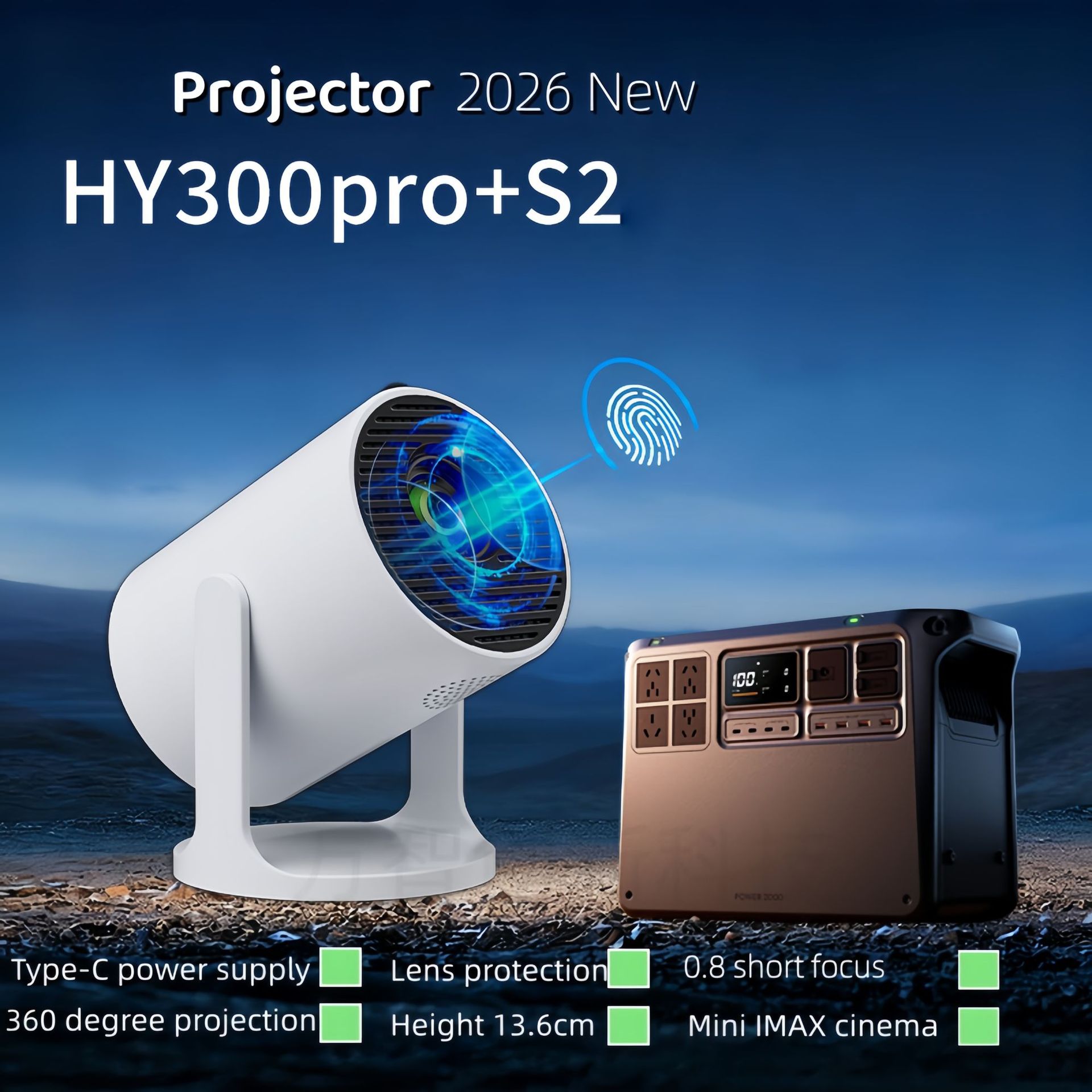 Proyector inteligente de ultra - Home Cinema Ultra Short Throw Projector reseña y precio