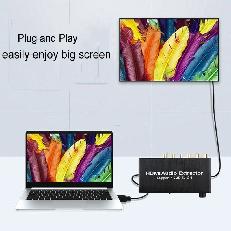 Decodificador Extractor de Aud - Surround Sound Decoder reseña y precio