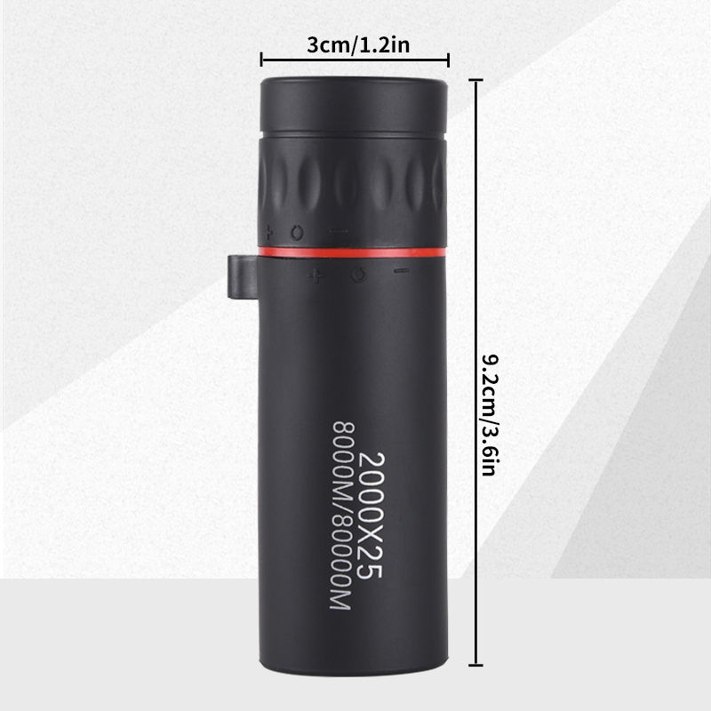 Telescopio Monocular HD de 200 - Home Cinema Center reseña y precio