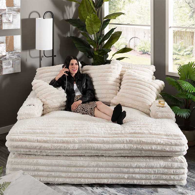 Sofá cama moderno de espuma vi - Home Cinema Sofa reseña y precio