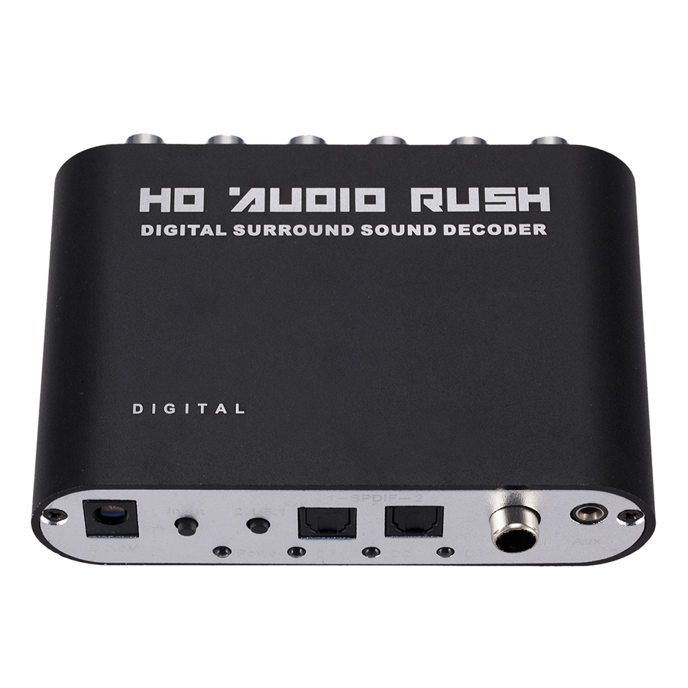 Decodificador de Audio HD de 5 - Surround Sound Decoder reseña y precio