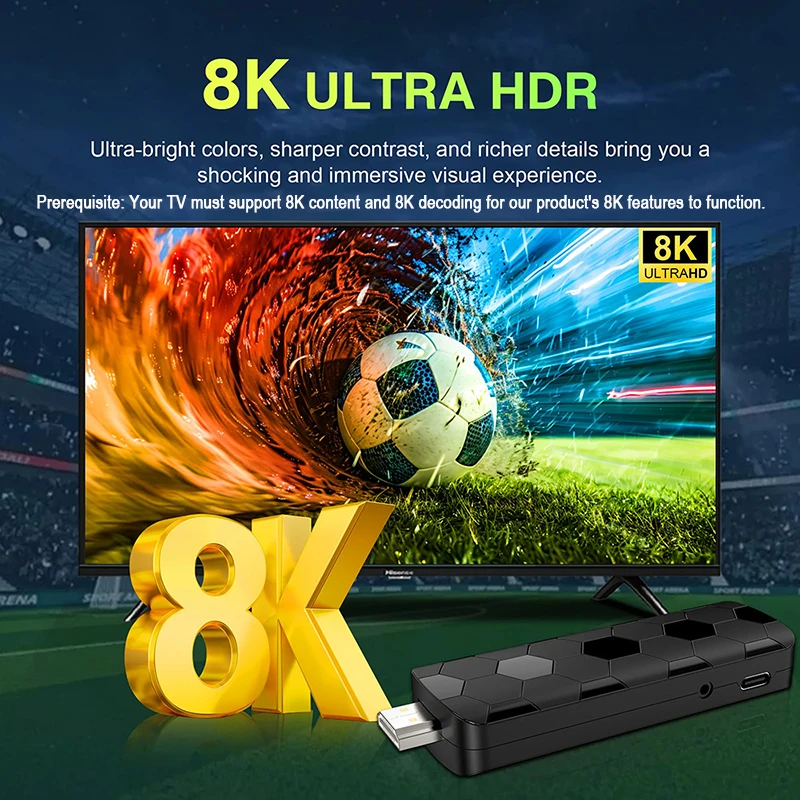 Android 16 8K Ultra HD TV Stic - Home Cinema Player reseña y precio