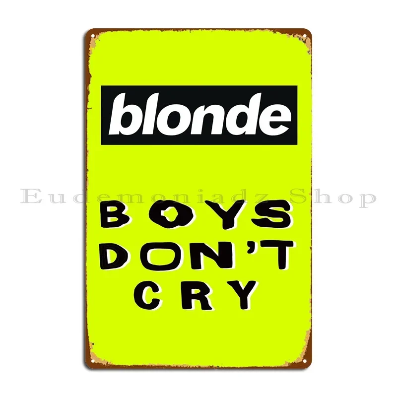 Letrero Metálico 'Boys Don't C - Home Cinema Wall Design reseña y precio