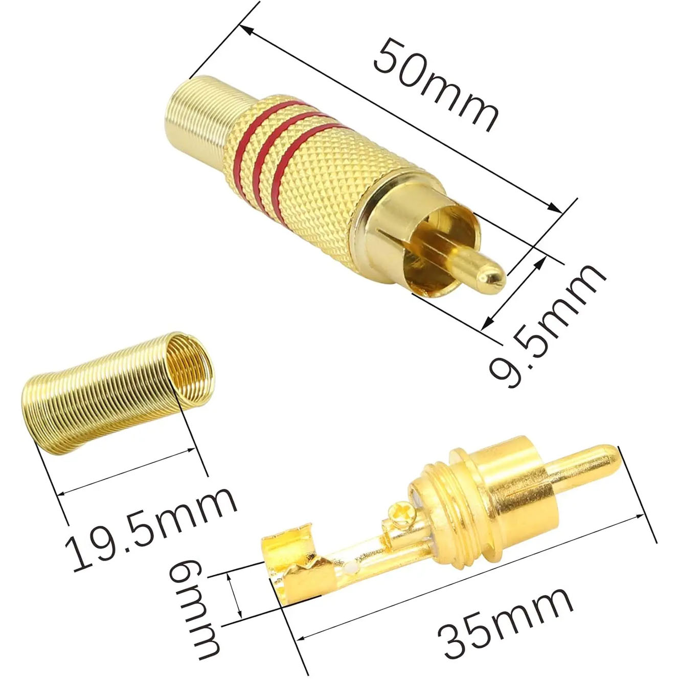Conector de Audio y Video RCA  - Home Cinema Experience reseña y precio