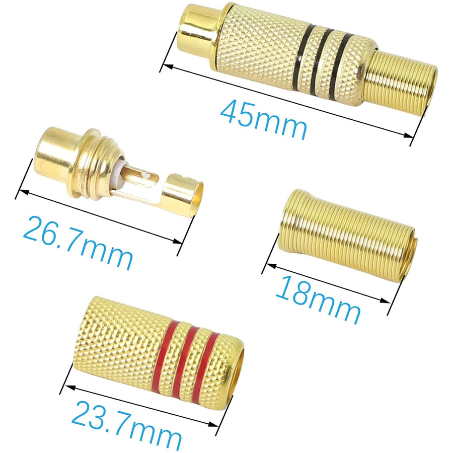 Conector de Audio y Video RCA  - Home Cinema Experience reseña y precio