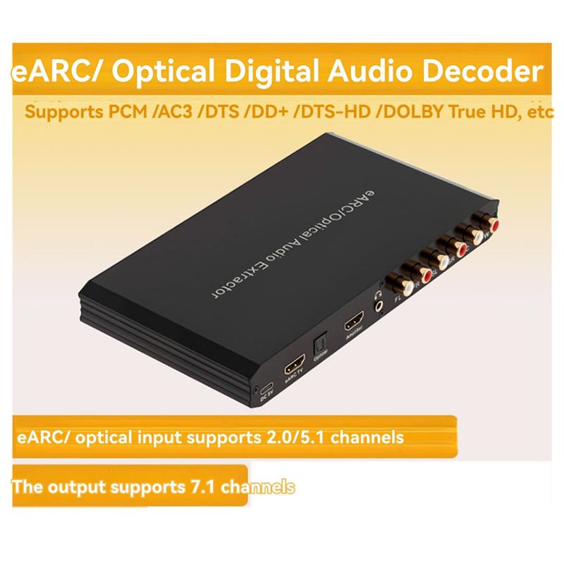 B04C-decodificador de audio 7, - Surround Sound Decoder reseña y precio