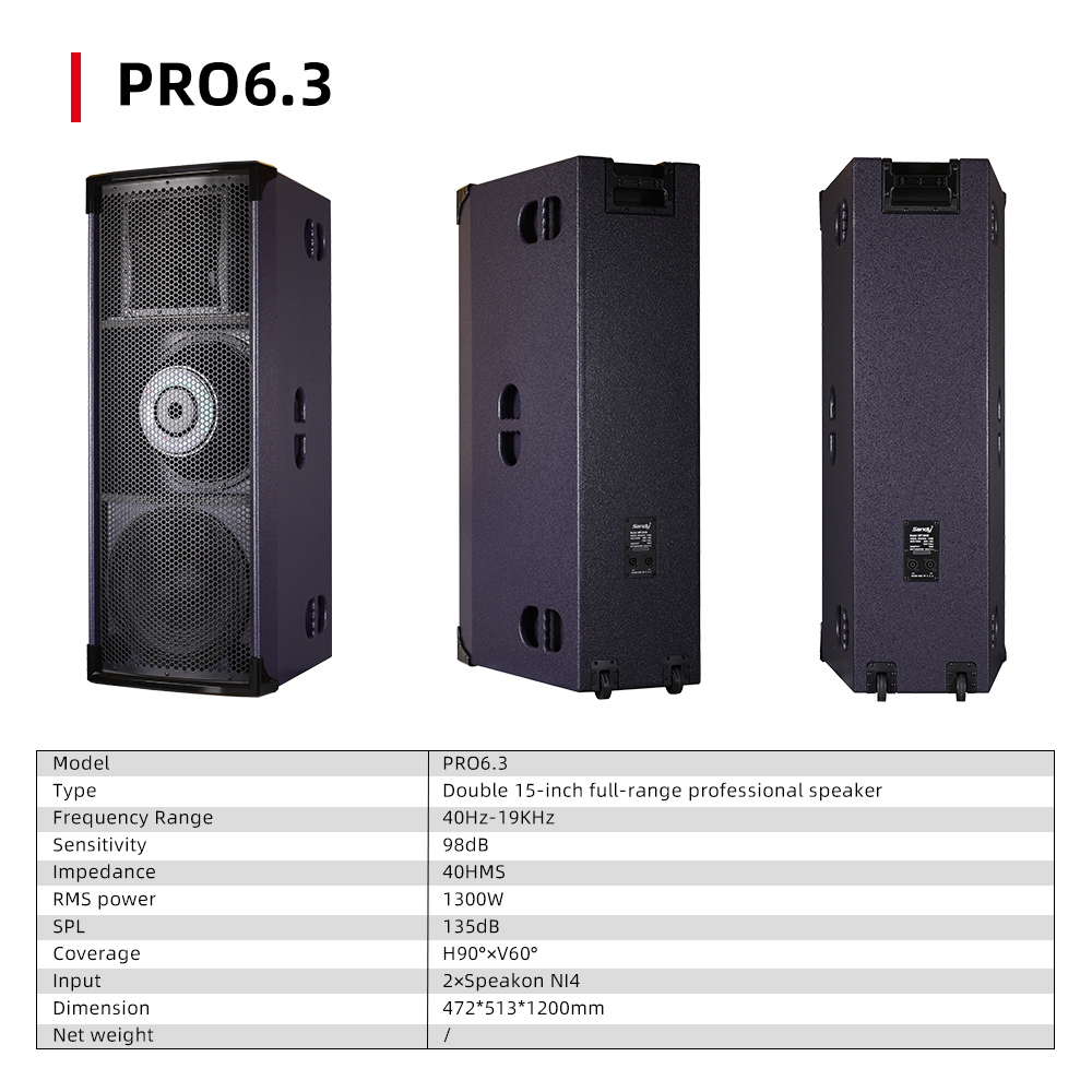 Nuevo Altavoz Lane PRO6.3 Negr - Home Theater Speaker reseña y precio